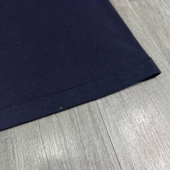 Vintage 90s Whitetail Deer TSI Navy T-Shirt Navy Single Stitch XL - Picture 9 of 11